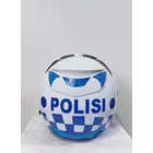 Helm Motor polisi Custom promosi 4